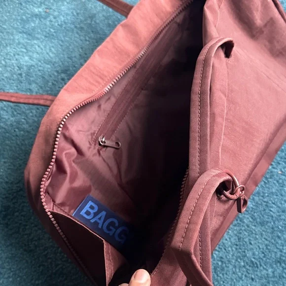 Baggu Bowler Mahogany Brand New Without Tags Medium - Picture 1 of 4